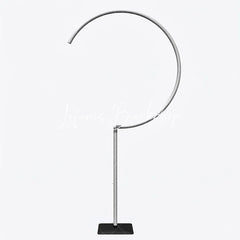 Lofaris Hoop Balloon Circle Loop Stand for Party Question Mark Half Shape Gender Reveal Decor Frame