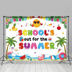 Lofaris Hot Summer Pool Party Happy Holiday Beach Backdrop