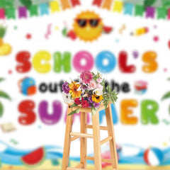 Lofaris Hot Summer Pool Party Happy Holiday Beach Backdrop