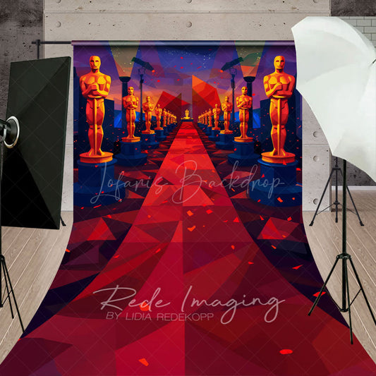 Lofaris Human Chess Sculpture Red Carpet Stage Sweep Backdrop