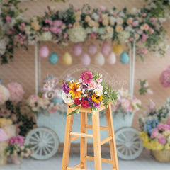 Lofaris Hydrangea Floral Trolley Spring Easter Backdrop