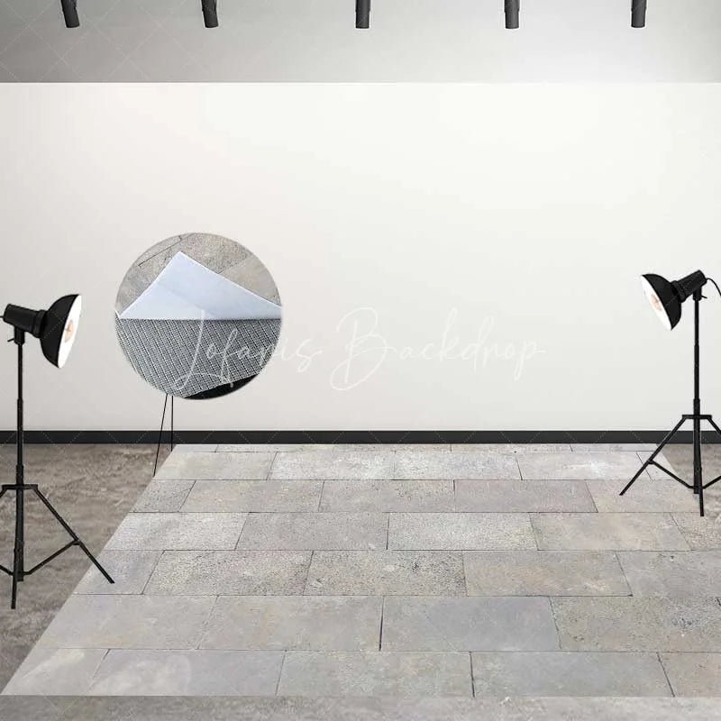 Lofaris Ice Cream and Cupcake Shop Combo Set Backdrop Pastel Striped Sweet Treats Birthday Party Background
