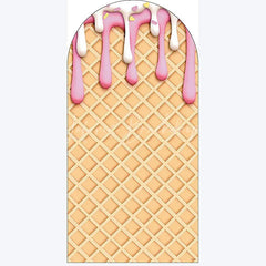 Lofaris Ice Cream Dessert Birthday Backdrop Sweet Candy Themed Arch Decor Fun Party Photo Booth for Girls