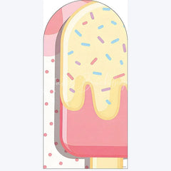 Lofaris Ice Cream Dessert Birthday Backdrop Sweet Candy Themed Arch Decor Fun Party Photo Booth for Girls