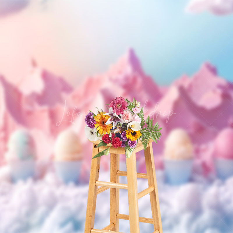 Lofaris Ice Cream Fairy Tale World Summer Cake Smash Backdrop