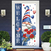 Lofaris Independence Day Vibe Gnome Welcome Home Door Cover