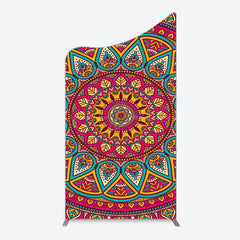 Lofaris Indian Mandala Boho Floral Birthday Arch Backdrop