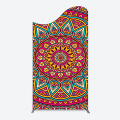 Lofaris Indian Mandala Boho Floral Birthday Arch Backdrop