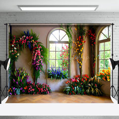 Lofaris Indoor Greeny Window Natural Backdrop For Photo Studio