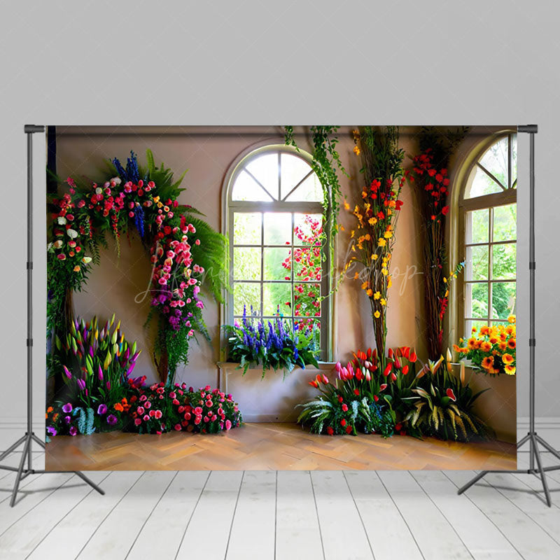 Lofaris Indoor Greeny Window Natural Backdrop For Photo Studio
