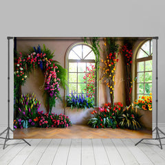 Lofaris Indoor Greeny Window Natural Backdrop For Photo Studio