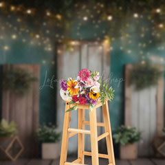 Lofaris Indoor Lights Balcony Spring Photography Backdrop