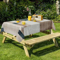 Lofaris Irregular Pattern Grey Rectangle Tablecloth For Home
