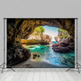 Lofaris Island Beach Cave Summer Vibe Photography Backdrop