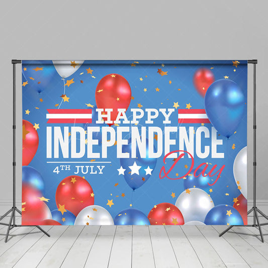 Lofaris July 4th Independence Day Balloon Holiday Backdrop
