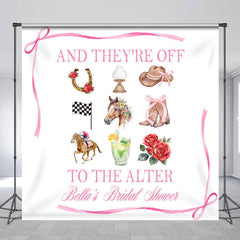Lofaris Kentucky Derby Romantic Custom Bridal Shower Backdrop