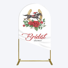 Lofaris Kentucky Derby Rose Leag Bridal Shower Arch Backdrop