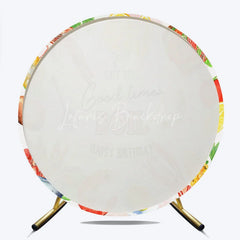 Lofaris Let The Good Times Boil Round Backdrop Crawfish Seafood Birthday Party