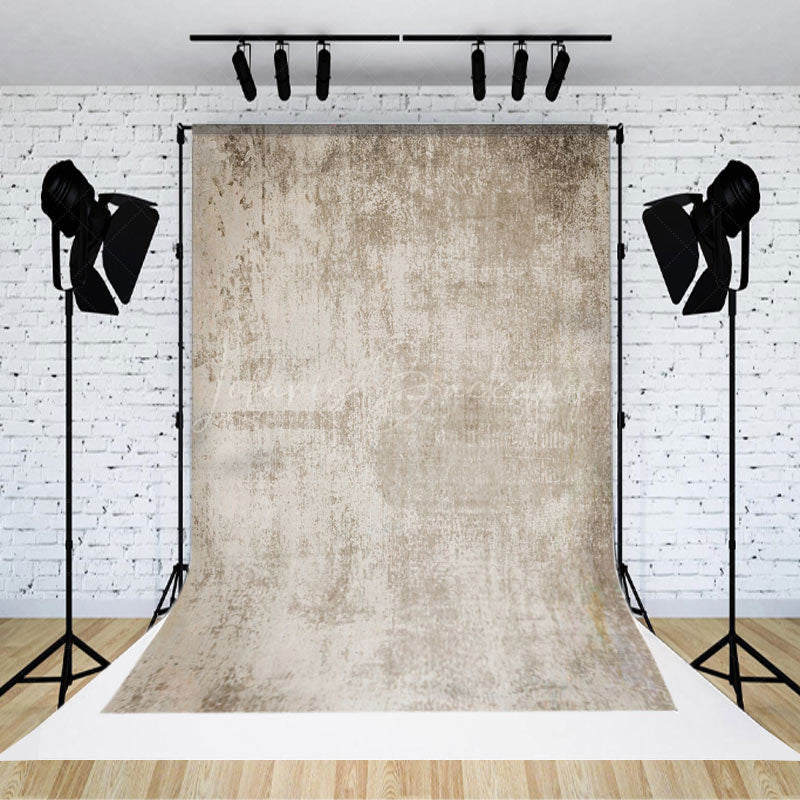 Lofaris Light Brown Abstract Textured Wall Photo Backdrop