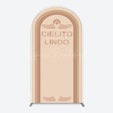Lofaris Light Brown Leaf Cielito Lindo Birthday Arch Backdrop