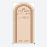 Lofaris Light Brown Leaf Cielito Lindo Birthday Rectangle Backdrop