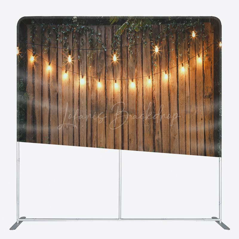Lofaris Light Stage Backyard Night Party Pillow Case Backdrop