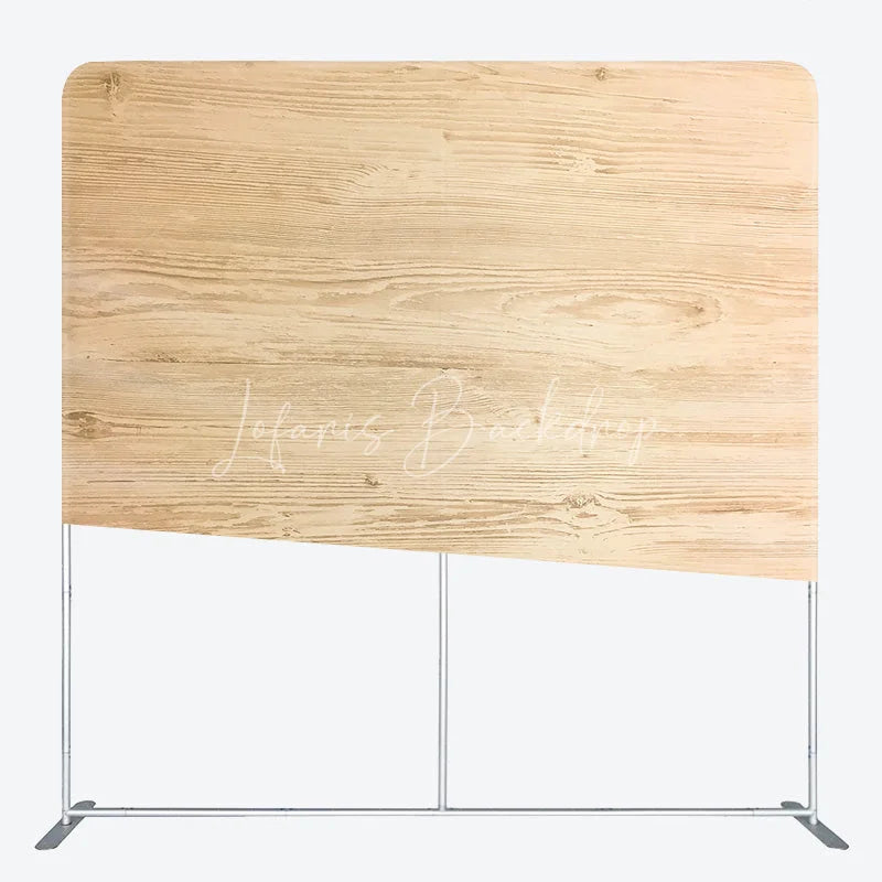 Lofaris Light Wood Texture Tension Fabric Backdrop Natural Wooden Planks Decor Rustic Farmhouse Theme Background for Portrait