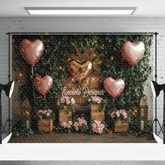 Lofaris Lighted Greenery Balloons Floral Romantic Backdrop