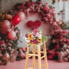 Lofaris Lighted Plant Floral Romantic Valentines Day Backdrop