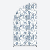 Lofaris Line Trees Wetland Animals Birthday Half Moon Arch Backdrop