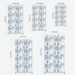 Lofaris Line Trees Wetland Animals Birthday Rectangle Backdrop