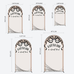 Lofaris Little Boo Almost Due Spider Web Arch Backdrop