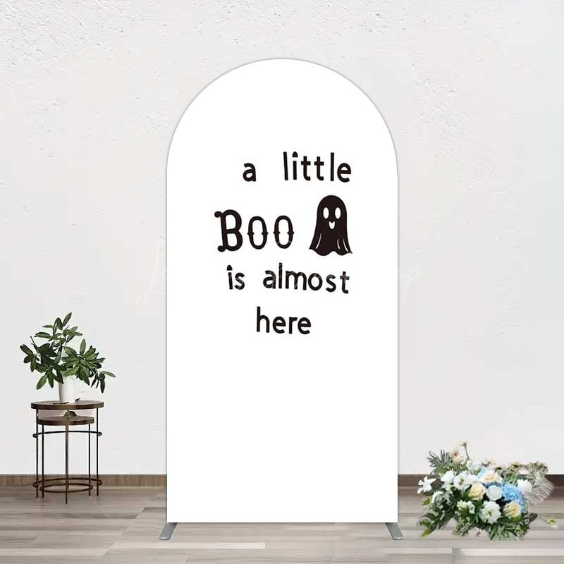 Lofaris Little Boo Almost Here Baby Shower Arch Backdrop