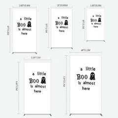 Lofaris Little Boo Almost Here Baby Shower Rectangle Backdrop