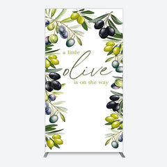 Lofaris Little Olive Is On The Way Baby Shower Arch Backdrop