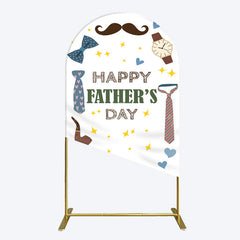 Lofaris Love Stars Tie Watch Happy Fathers Day Arch Backdrop