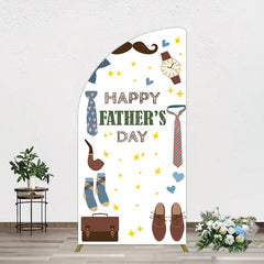 Lofaris Love Stars Tie Watch Happy Fathers Day Half Moon Arch Backdrop