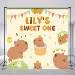 Lofaris Lovely Makabaka Life Custom Happy Birthday Backdrop