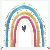 Lofaris Lovely Rainbow Heart Sweet Square Tension Backdrop