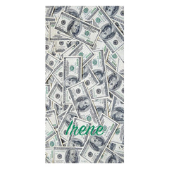 Lofaris Luxurious Dollars Custom Name Beach Towel For Man