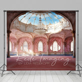 Lofaris Luxury Pink Ballroom Architecture Photo Backdrop