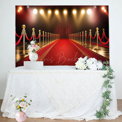 Lofaris Luxury Red Carpet Spotlight Birthday Party Backdrop