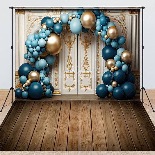 Lofaris Luxury Wall Arch Balloons Wedding Combo Set Backdrop