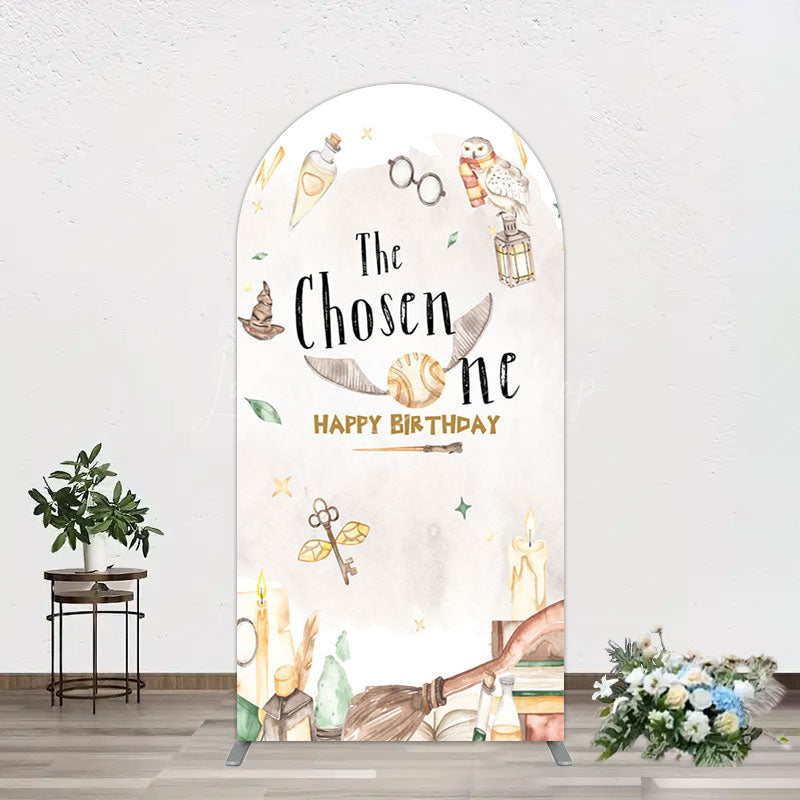 Lofaris Magic Academy Cartoon The Chosen One Arch Backdrop