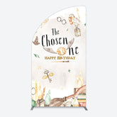 Lofaris Magic Academy Cartoon The Chosen One Half Moon Arch Backdrop