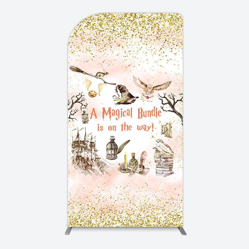 Lofaris Magical Bundle Wizard World Baby Shower Arch Backdrop