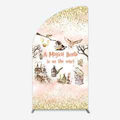 Lofaris Magical Bundle Wizard World Baby Shower Arch Backdrop