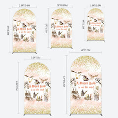 Lofaris Magical Bundle Wizard World Baby Shower Arch Backdrop