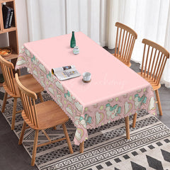 Lofaris Magical Rainbow Unicorn Themed Cartoon Tablecloth