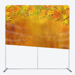 Lofaris Maple Leaves Autumn Vibe Square Tension Backdrop